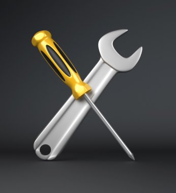 tornavida ve İngiliz anahtarı