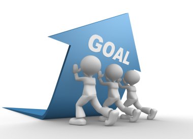 Concept of goal clipart