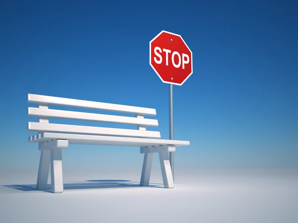 Stop en rest — Stockfoto