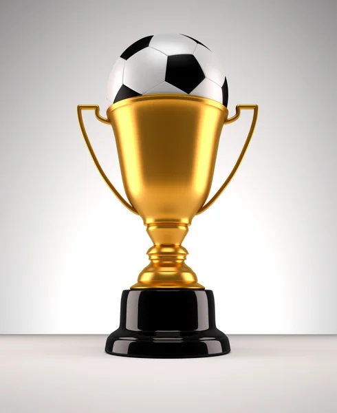 Fotball trophy — Stock Photo, Image