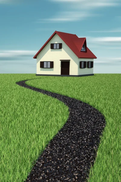 Path to house — Stock Photo, Image