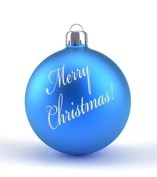 Blue Christmas ornament — Stock Photo, Image