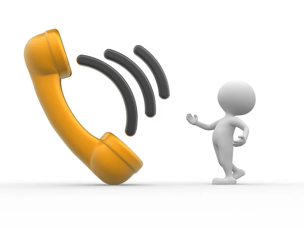 Telephone handset — Stock Photo, Image