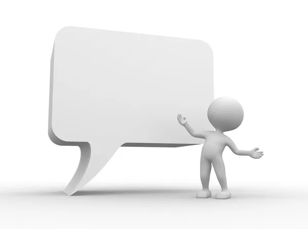 Blank speech bubble — Stock Photo, Image