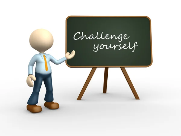 Challange yourself. — Stock Photo, Image