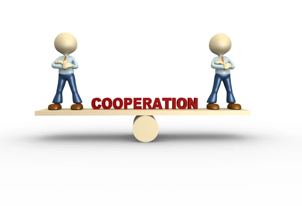 Cooperação — Fotografia de Stock