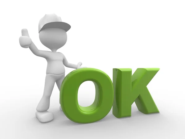 Ok sing — Stock Photo, Image