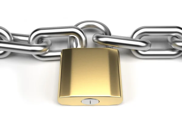 Padlock and chain Stock Picture