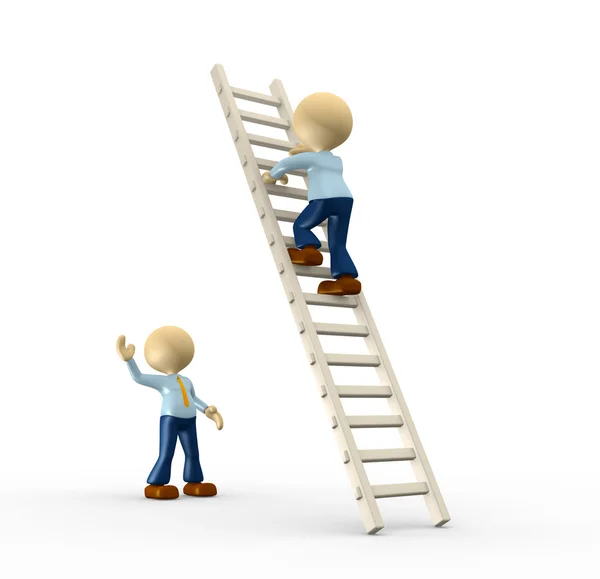 Ladder naar succes — Stockfoto