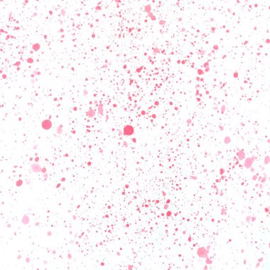 Beyaz kağıda pembe boya dök..