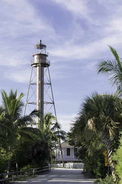 Leuchtturm auf sanibel island Stockbild