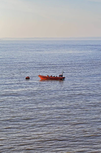 stock image The Atlantic 85 lifeboat Douglas Murray moored off Weston-super-Mare, UK 