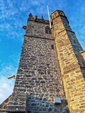 Worle, İngiltere 'deki St. Martin kilisesinin kulesi.