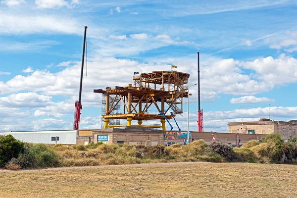 See Monster Construction Tropicana Weston Super Mare August 2022 — Stockfoto