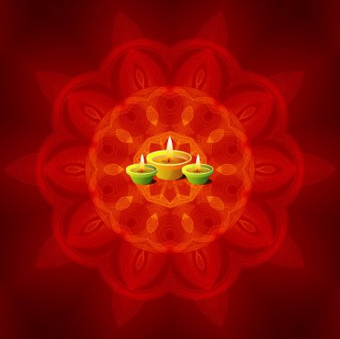 Diwali - parlayan lambalar