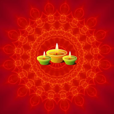Diwali - parlayan lambalar