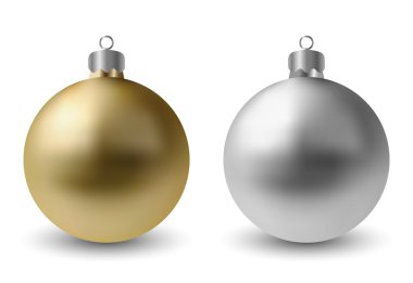 Altın & gümüş Noel süsler
