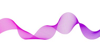 soyut çizgiler mavi eğimli pembe eğri dalga beyaz arka plan teknolojisi ai grafikleri modern