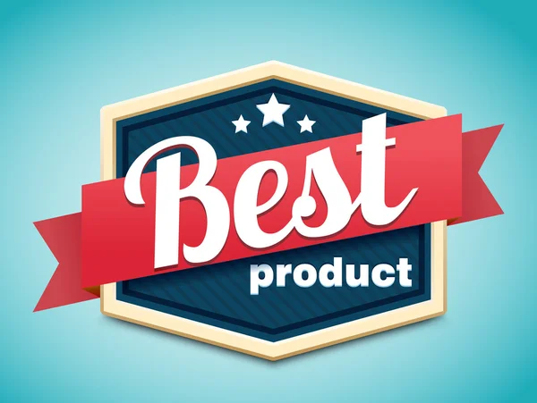 Best product badge — Stock Vector