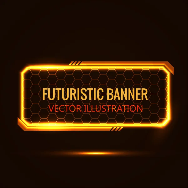 Futuristische banner — Stockvector