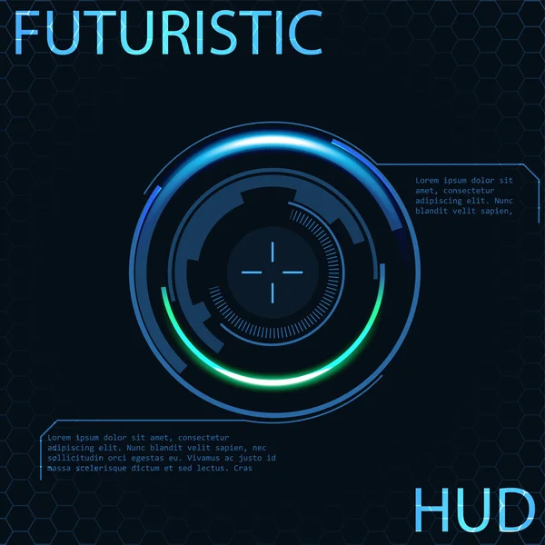 Futuristische hud — Stockvector