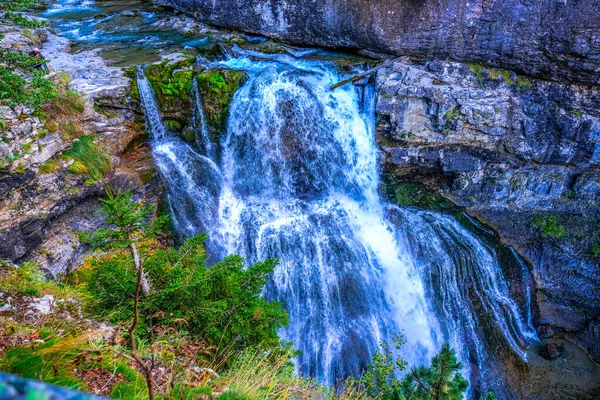 Parque Nacional Ordesa Monte Perdido Los Pirineos Españoles Con Espectaculares —  Fotos de Stock