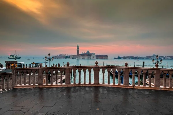 Basílica San Giorgio Maggiore Veneza Amanhecer — Fotografia de Stock