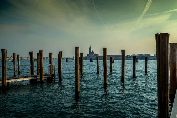 Venedik Teki Büyük Kanal Manzarası — Stok fotoğraf