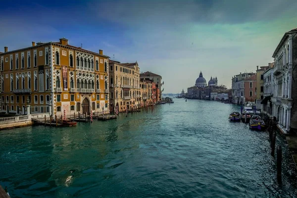 Vista Grande Canal Veneza — Fotografia de Stock
