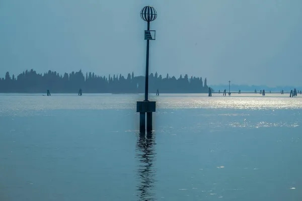 Burano Şehrinden Venedik Gölü — Stok fotoğraf