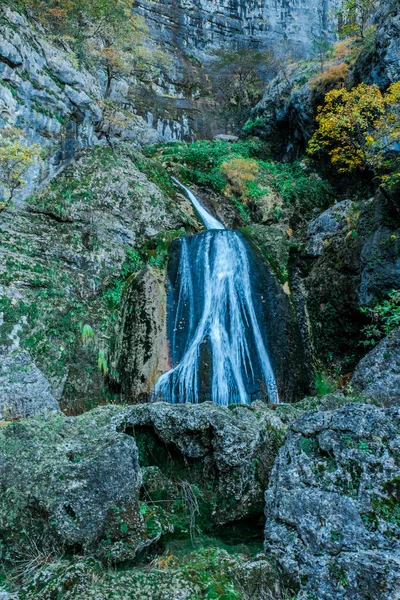 Fuente Del Río Mundo Riopar España Una Reserva Natural Excepcional —  Fotos de Stock