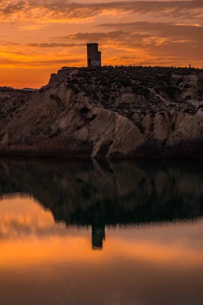 Rabasa Lagoons Alicante Spain Some Old Open Pit Mines Water — Stockfoto