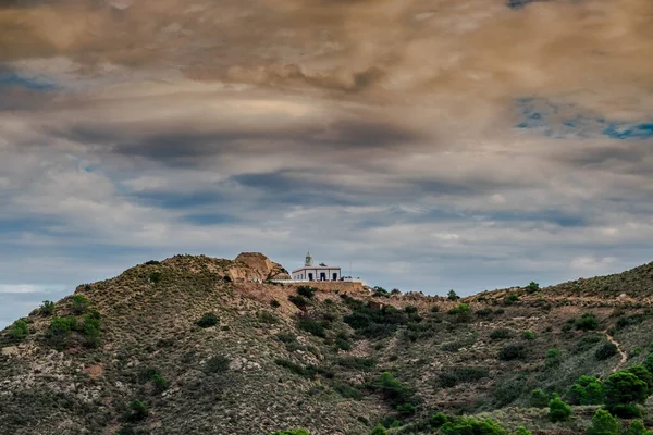 Sierra Helada 'daki El Albir feneri, Alicante, İspanya