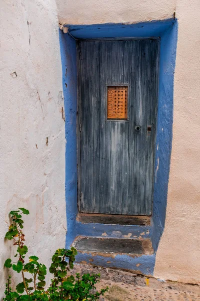 Les Rues Vieille Ville Peniscola Sur Méditerranée Espagnole Photo De Stock