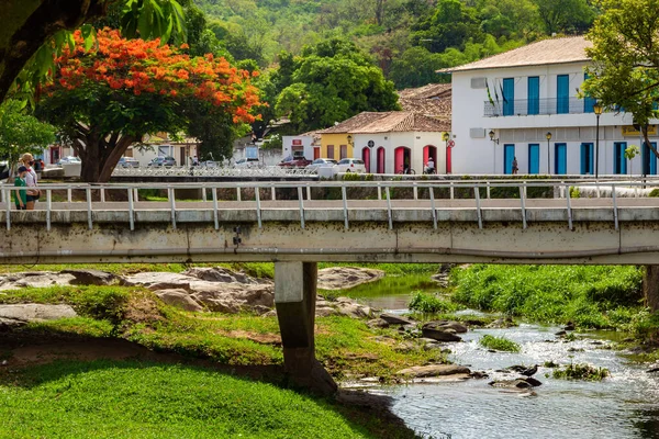 Bridge Red River City Goias State Goias Brazil — Stock Photo, Image