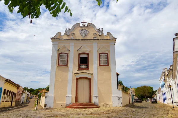 Détail Église Bonne Mort Dans Municipalité Goias Dans Une Matinée — Photo