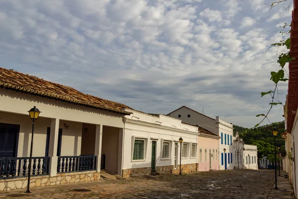 매력적 고아스 Goias Velho 브라질 식민지 양식의 조그마 — 스톡 사진