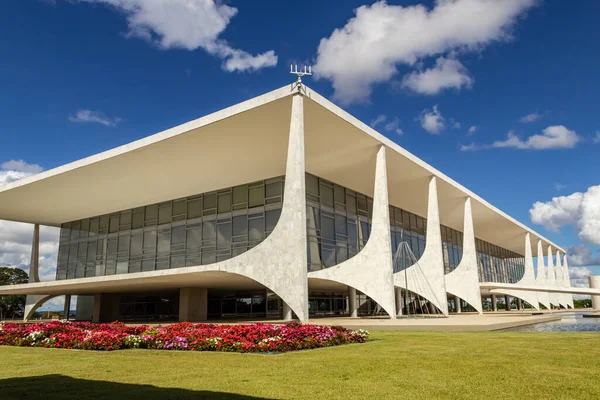 Palacio Planalto Braslia Brasil Aquí Donde Encuentra Oficina Del Presidente —  Fotos de Stock