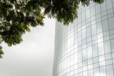 Başsavcılığın karargahının ayrıntıları. Mimar Oscar Niemeyer 'in bir çalışması..