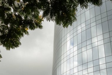 Başsavcılığın karargahının ayrıntıları. Mimar Oscar Niemeyer 'in bir çalışması..