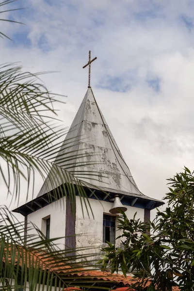 Λεπτομέρεια Του Ιερού Nossa Senhora Aparecida Στην Πόλη Της Aparecida — Φωτογραφία Αρχείου