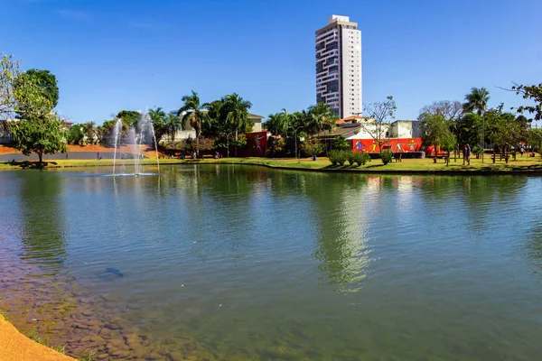 Detalle Una Vista Del Parque Ambiental Ipiranga Ciudad Anapolis — Foto de Stock