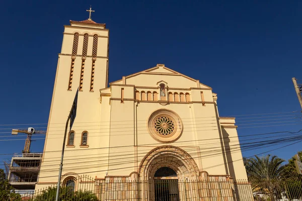 Farnost Sant Ana Františkánští Mniši Pohled Zepředu Kostel Sant Ana — Stock fotografie