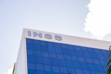 INSS karargahının üst katının detayları. Instituto Nacional do Seguro Social - Edifcio Sede - Önceki bölümlerde....
