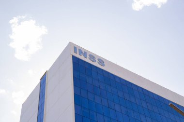 INSS karargahının üst katının detayları. Instituto Nacional do Seguro Social - Edifcio Sede - Önceki bölümlerde....