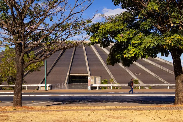 Claudio Santoro National Theater City Braslia Work Oscar Niemeyer Architect — Foto de Stock