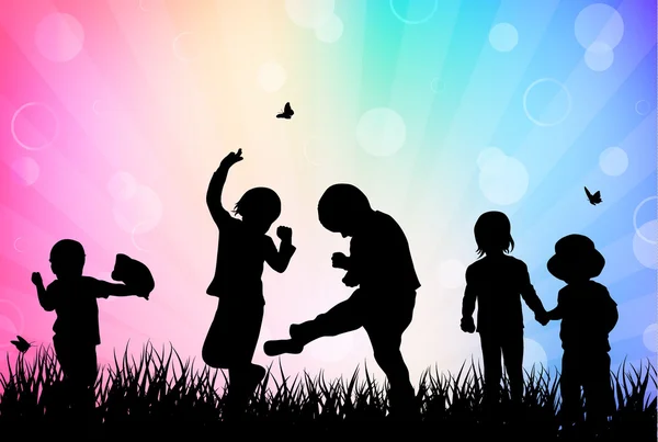 Çocuk Siluetleri