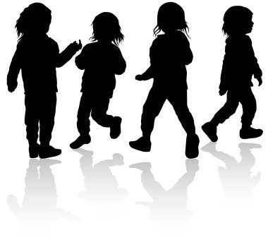 Çocuk Siluetleri