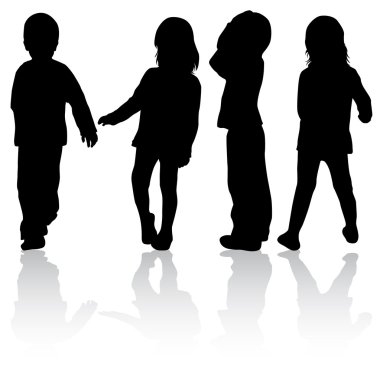 Çocuk Siluetleri