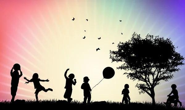Çocuk Siluetleri